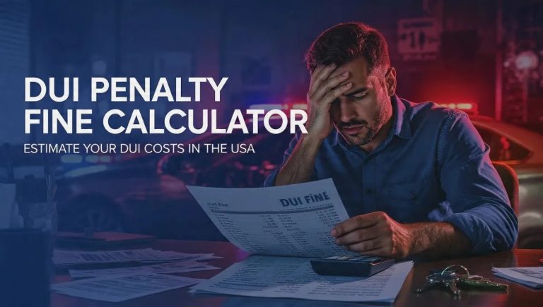 DUI Penalty Fine Calculator