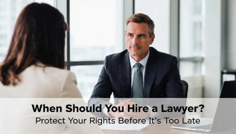 When Should You Hire a Lawyer